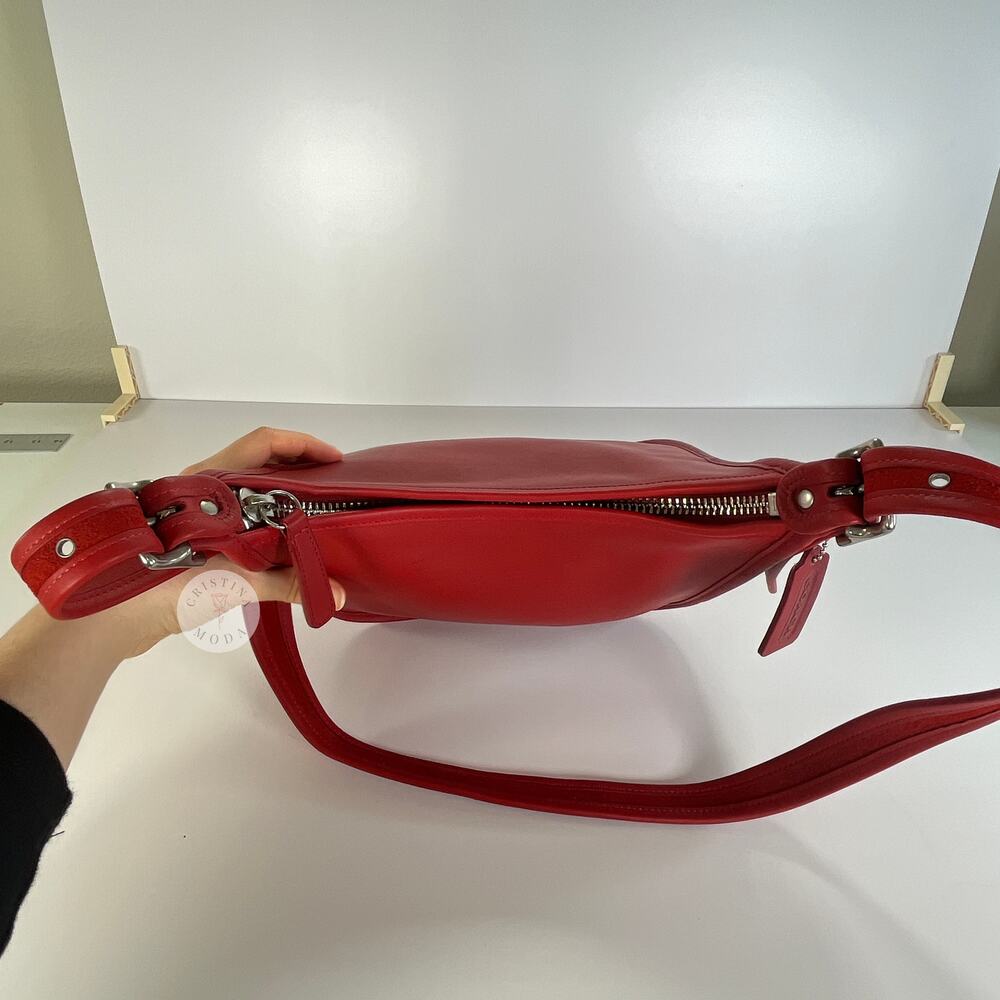 Vintage Coach Janice Legacy Bag 9950 Red 2006 - Picture 6 of 15
